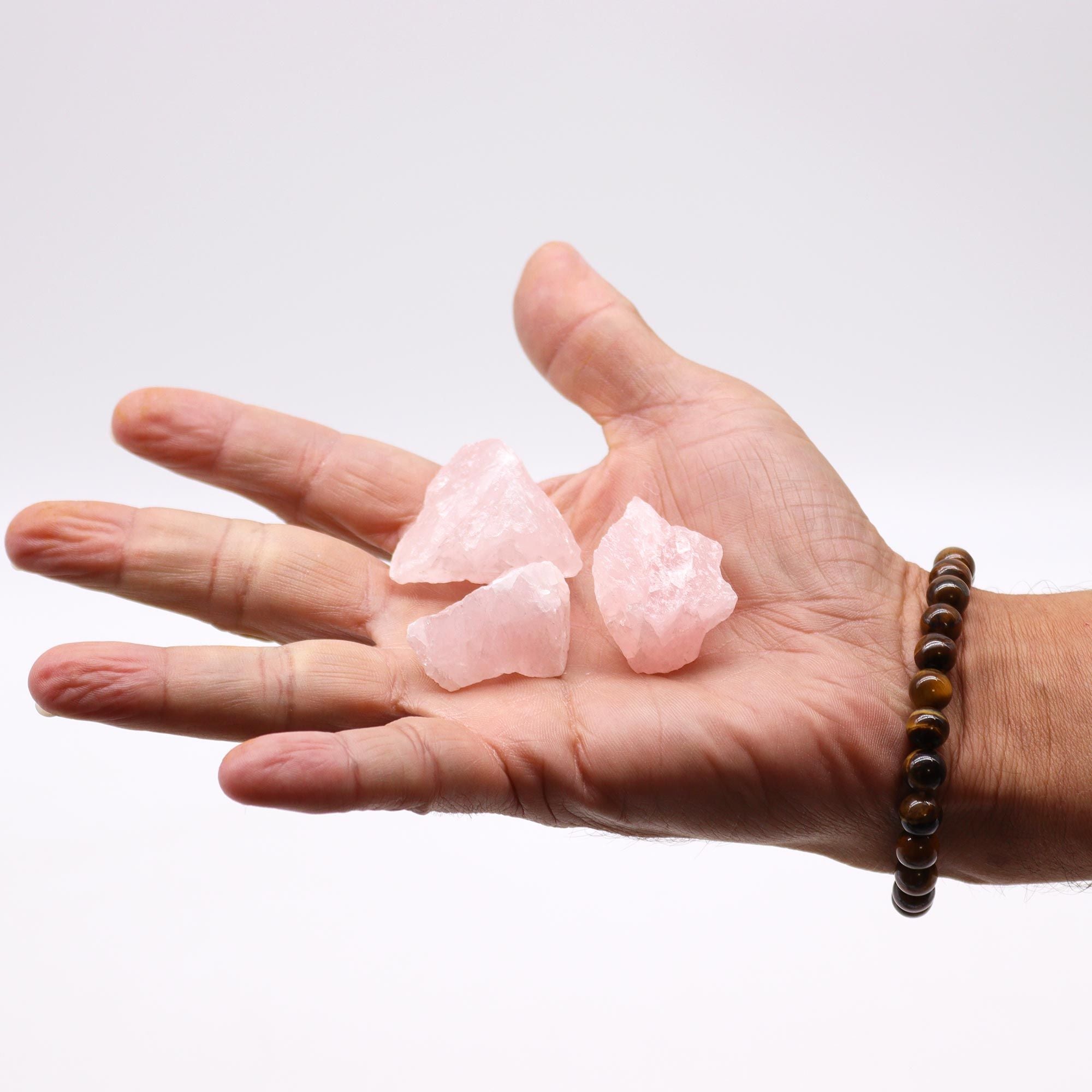Raw Crystals (500gm) of Beautiful Rose Quartz for Your Collection
