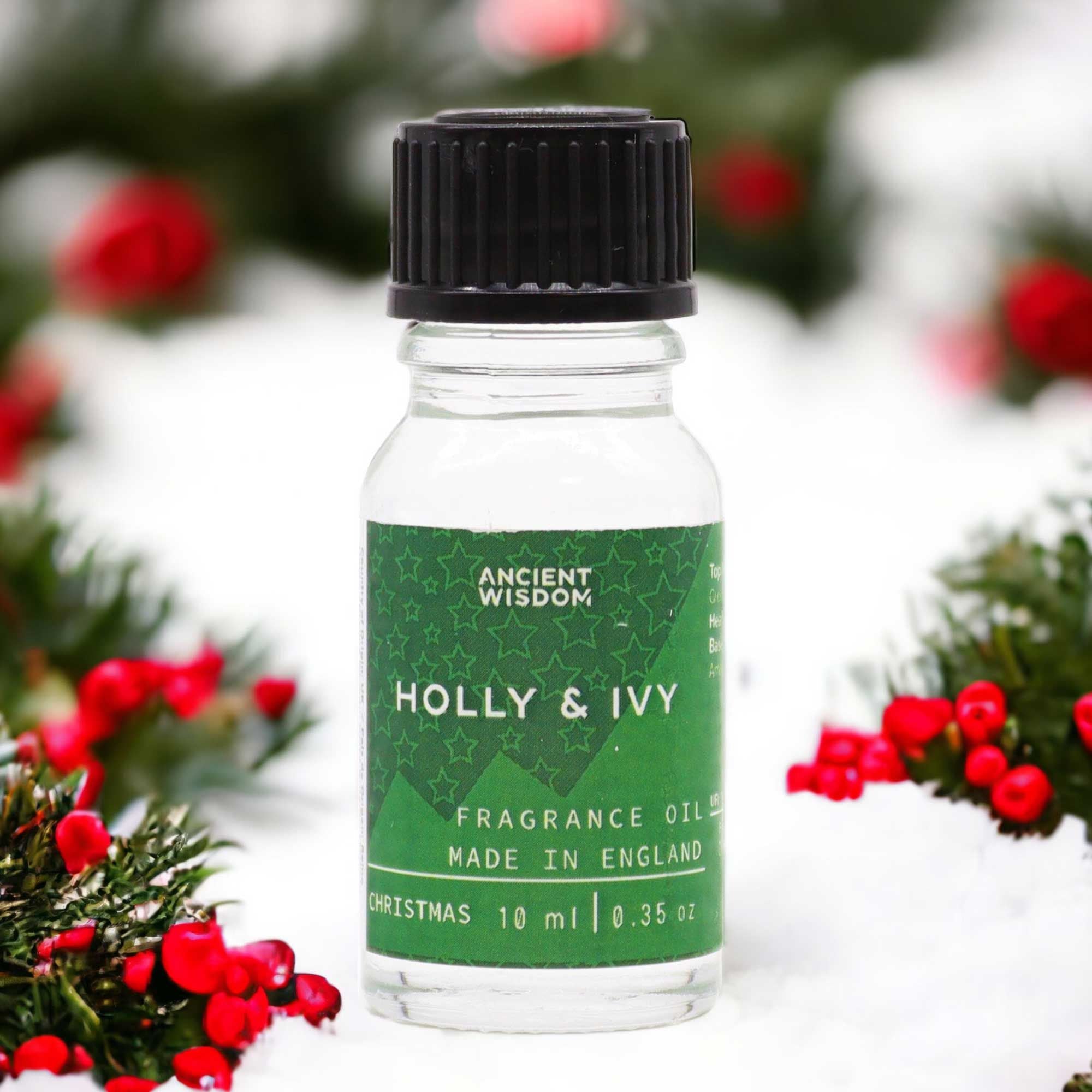 Holly & Ivy Fragrance Oil 10ml for Creating Festive Ambience