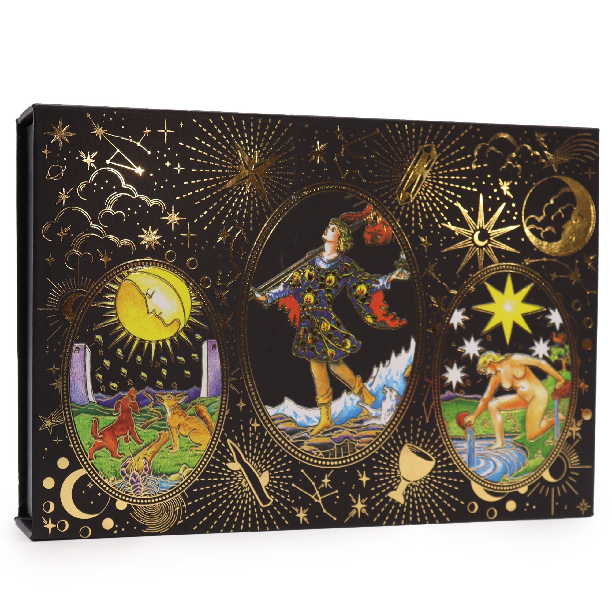 Gold Foil Tarot Let the Magic Begin Gift Set for Enthusiasts