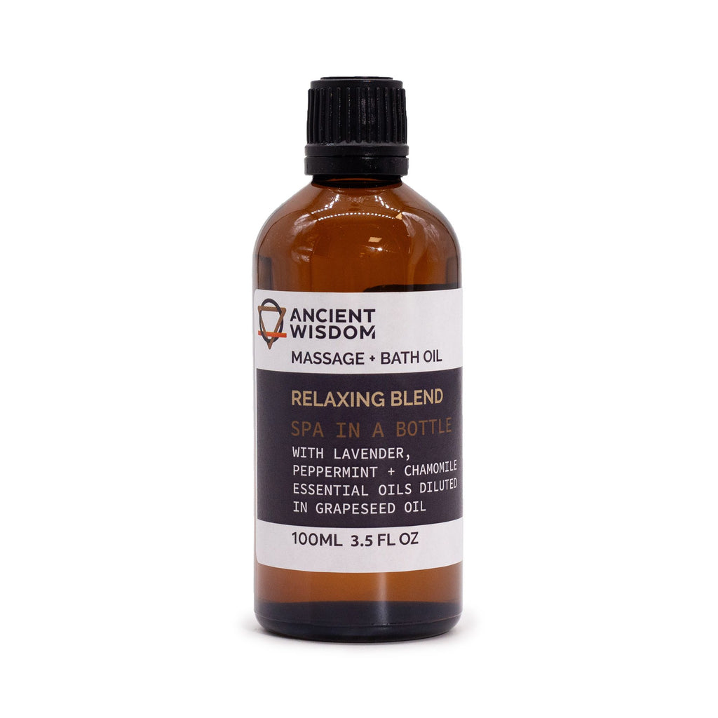 Relaxing Massage Oil 100ml with Lavender and Chamomile Blend