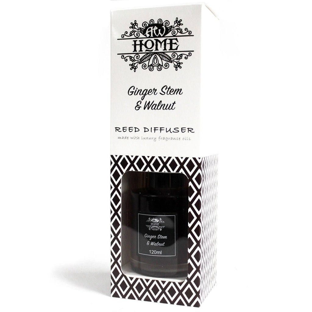 120ml Reed Diffuser Ginger Stem and Walnut for Home Fragrance