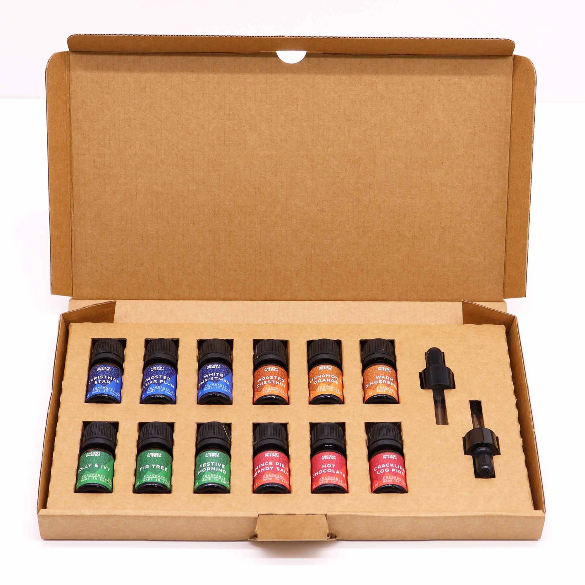 Festive Delights Fragrance Set with 12 Enchanting Christmas Scents