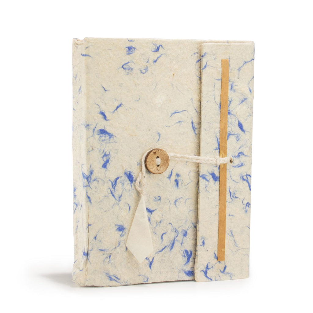 Lokta Mixed Blue Cotton Notebook Medium Size for Daily Use