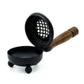 Med Iron Censer Incense Burner with Gold Detail for Home Use