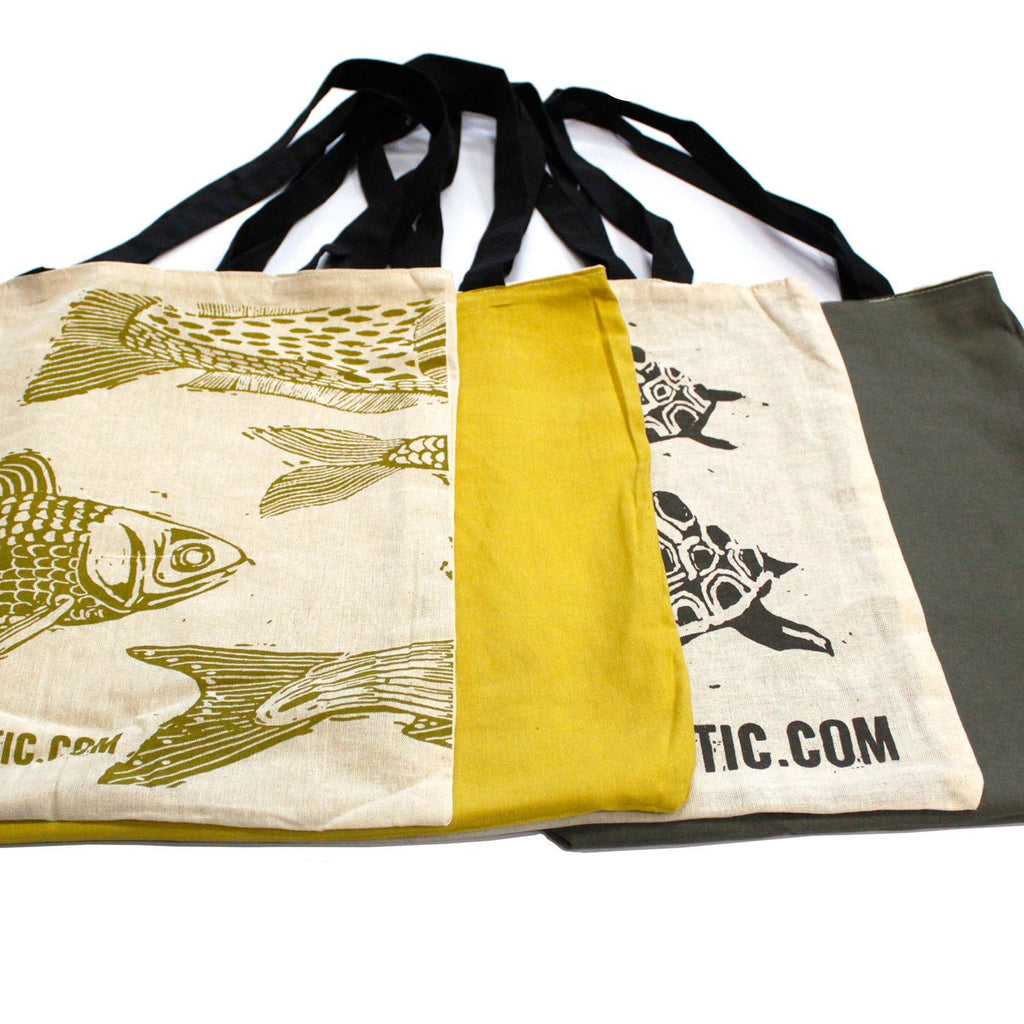 Lrg 2x4oz Reversible Cotton Bag Eco Friendly Versatile Design