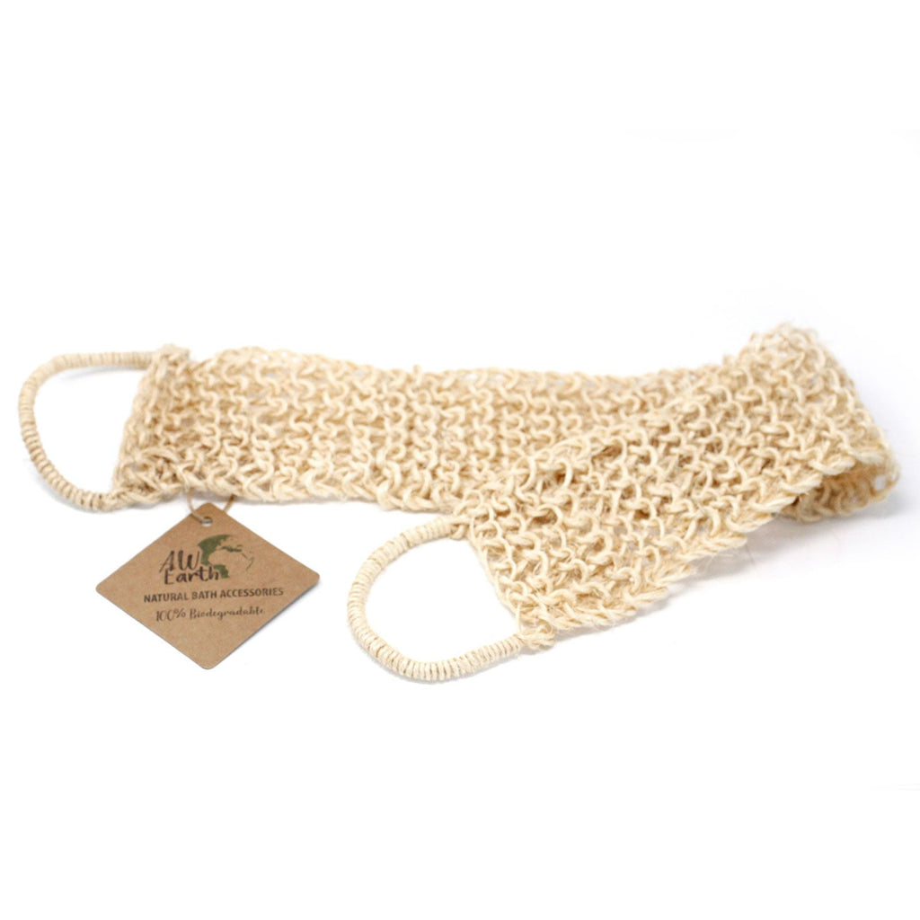 Sisal Sponge and Scrub Exfoliating Back Scrub for Clean Skin