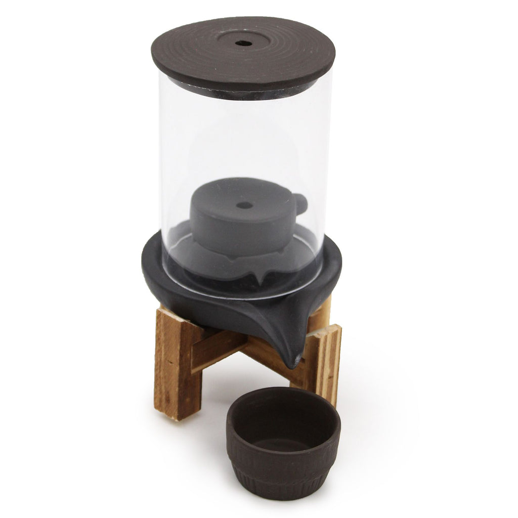 Backflow Incense Burner Teahouse Waterfall for Ultimate Relaxation