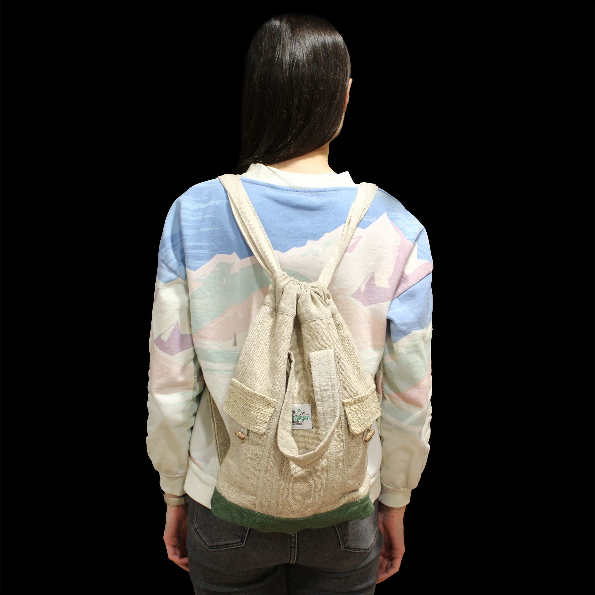 Laptop Backpack Made from Hemp and Cotton for Everyday Use