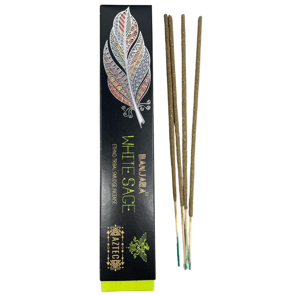 Banjara Tribal Smudge Incense Sticks with Aromatic White Sage