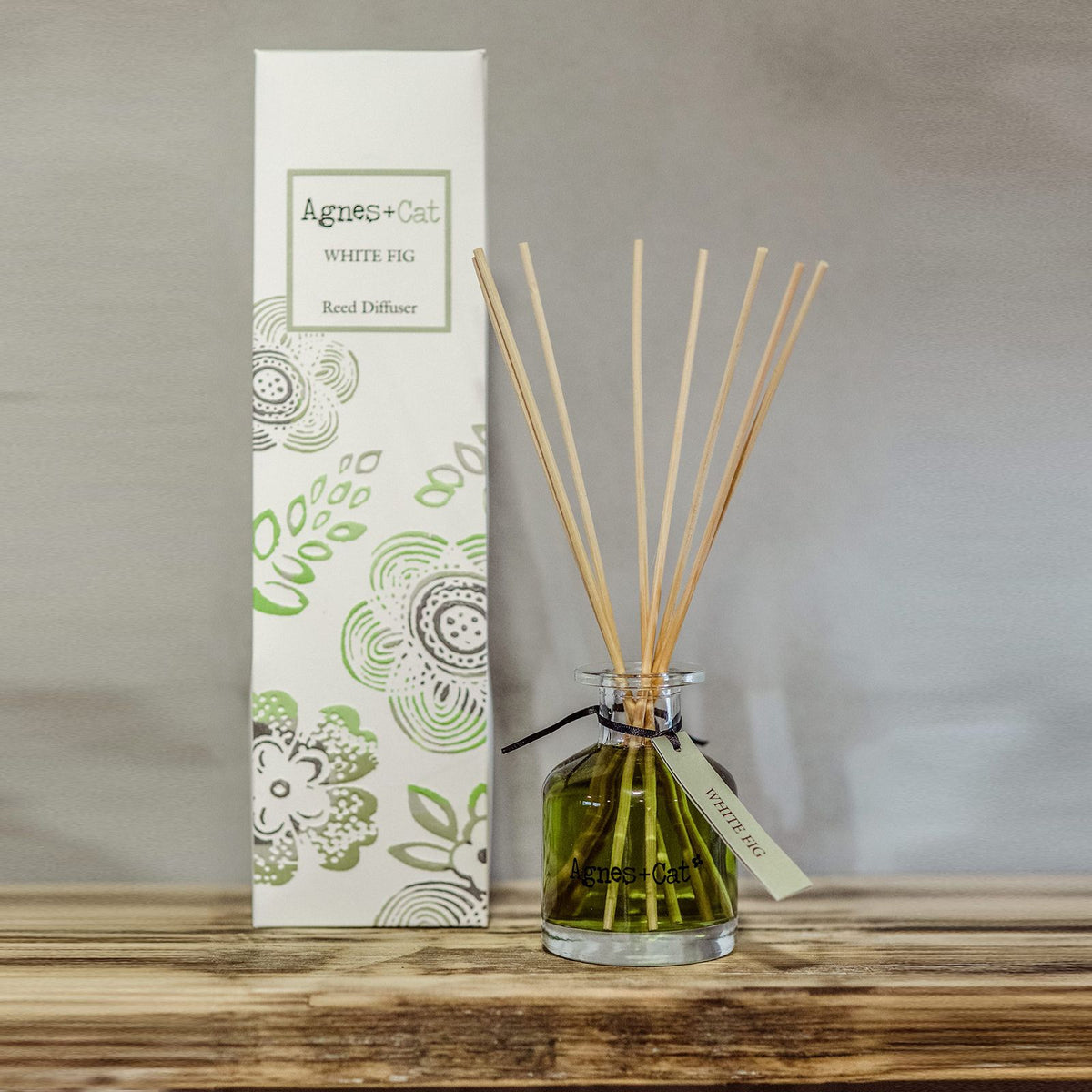 Agnes + Cat 140ml Reed Diffuser - White Fig