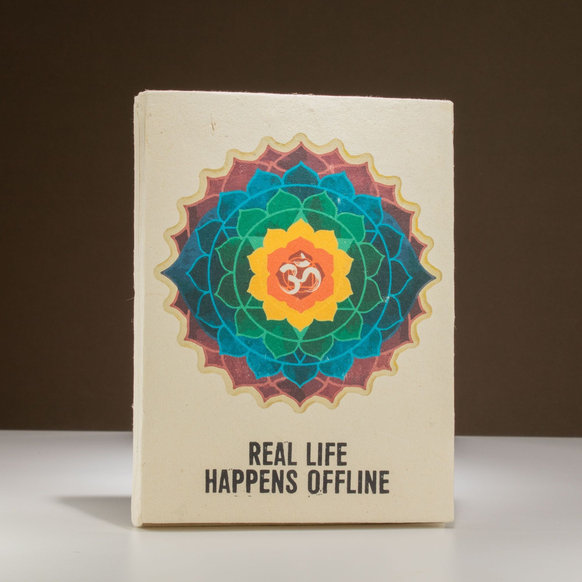 Lokta Inspiration Notebook Real Life Large 21x15cm with Bookmark