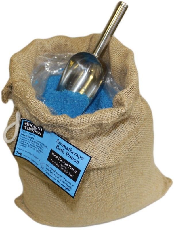 Total Unwind Potion 7kg Hessian Sack for Relaxing Bath Experience