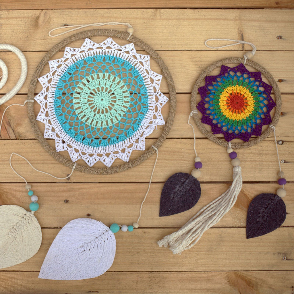 Large Turquoise Dream Catcher for Home Decor and Sweet Dreams