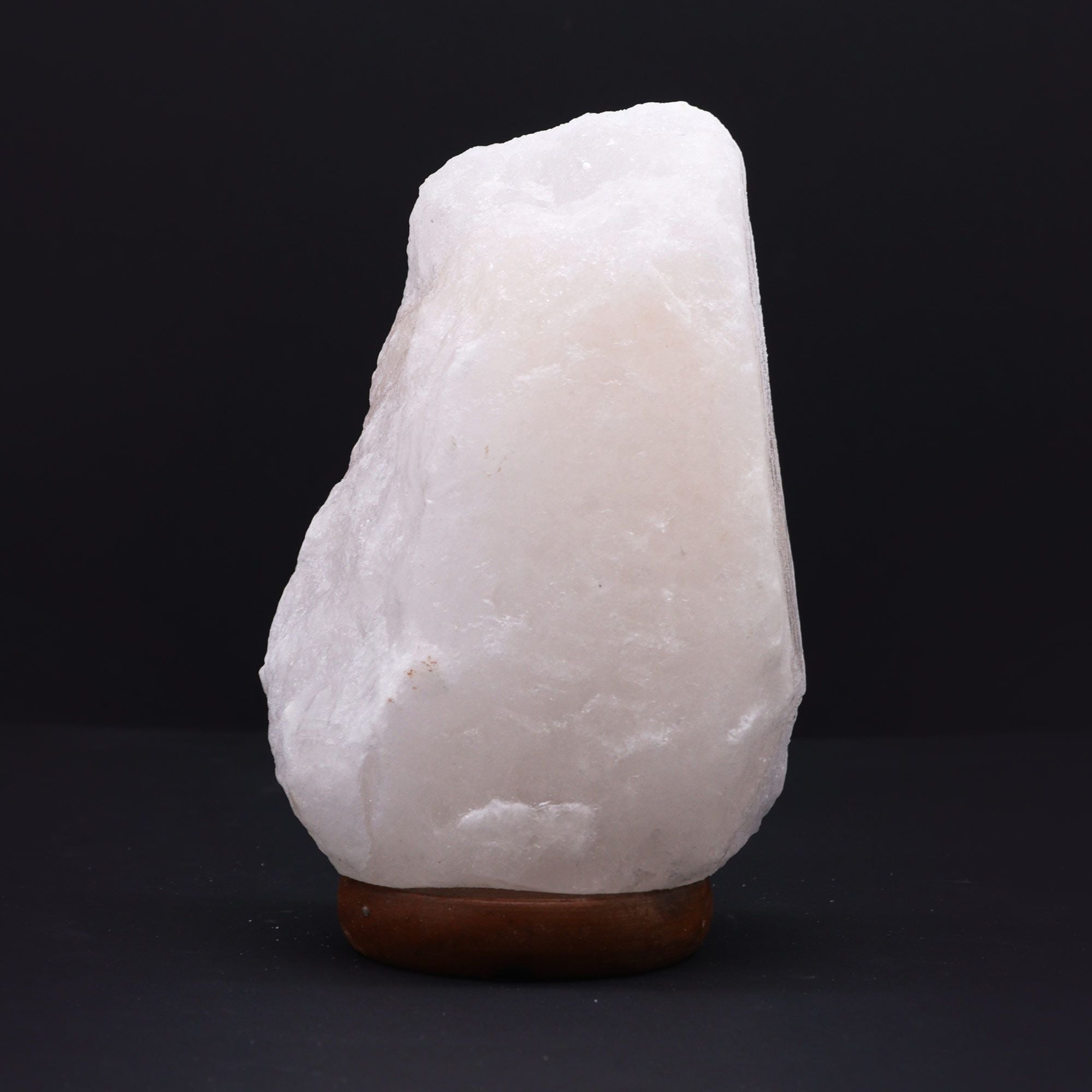 Crystal Rock Himalayan Salt Lamp with Base for Home Decor