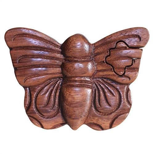 Bali Magic Box Butterfly Puzzle for Unique Gift and Storage Fun