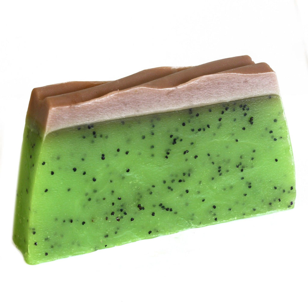 Tropical Paradise Soap Loaf Kiwifruit with Exfoliating Poppy Seeds