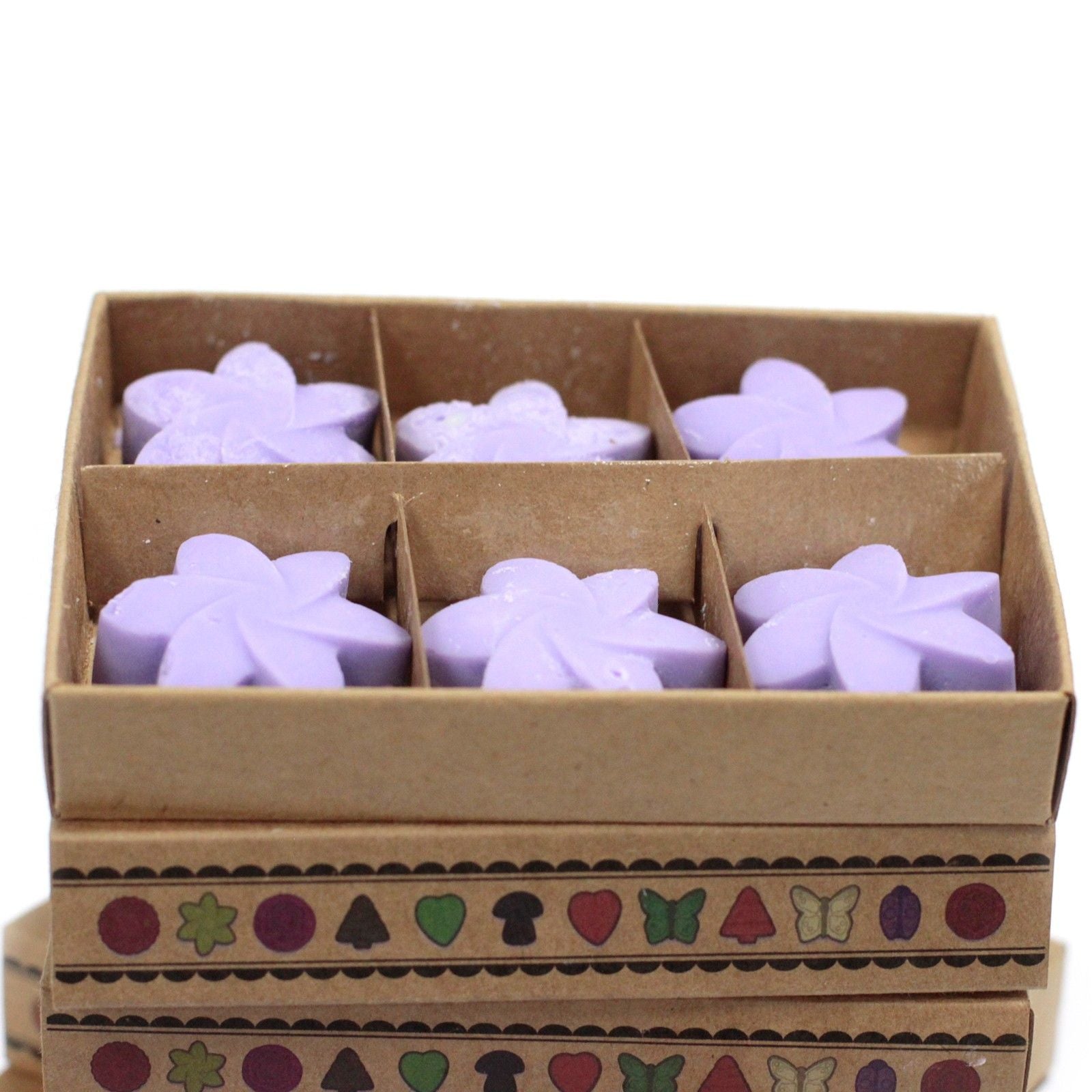 Lavender Fields Wax Melts Box of 6 for Home Fragrance Delight