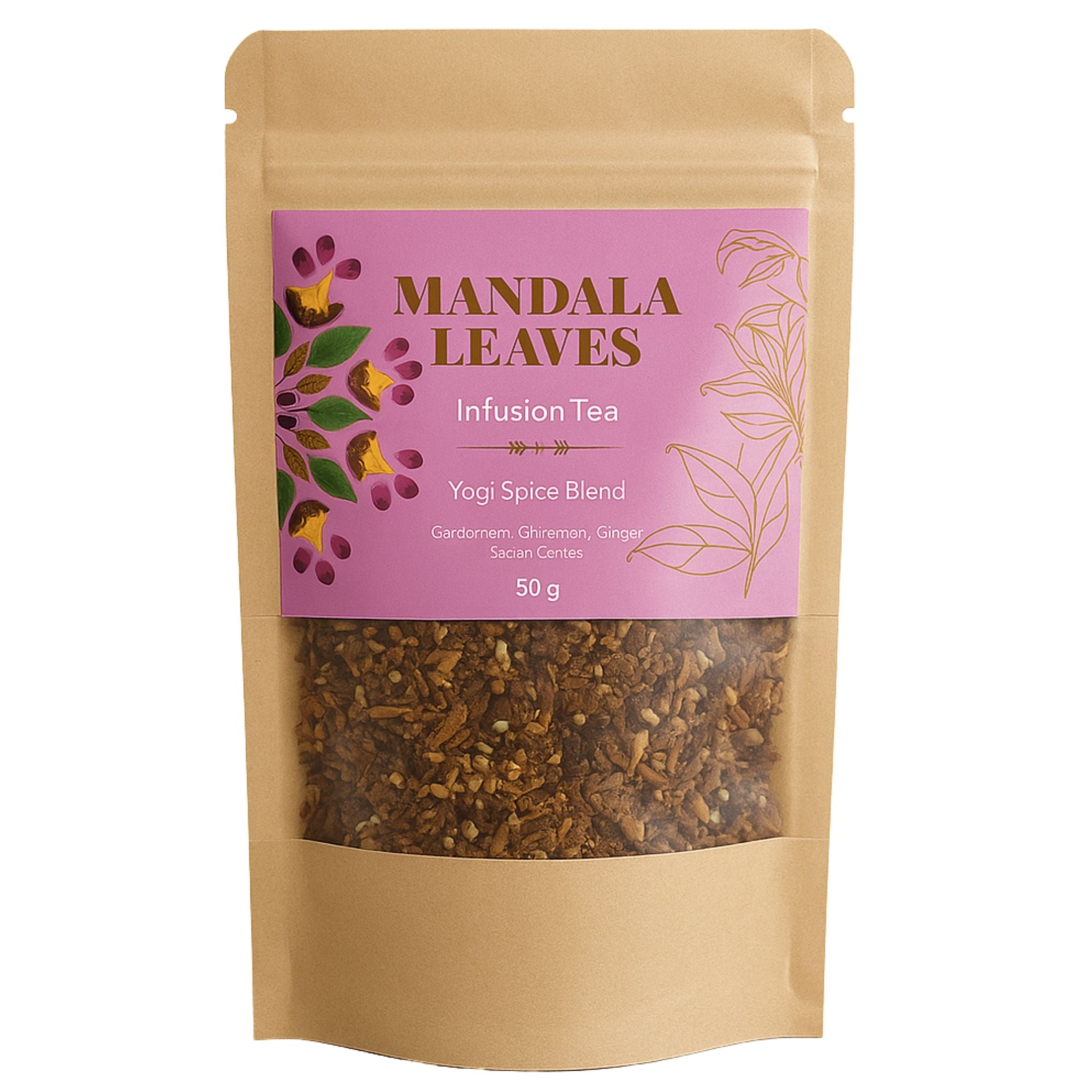 50g Yogi Spice Blend for Energising and Invigorating Tea Infusions