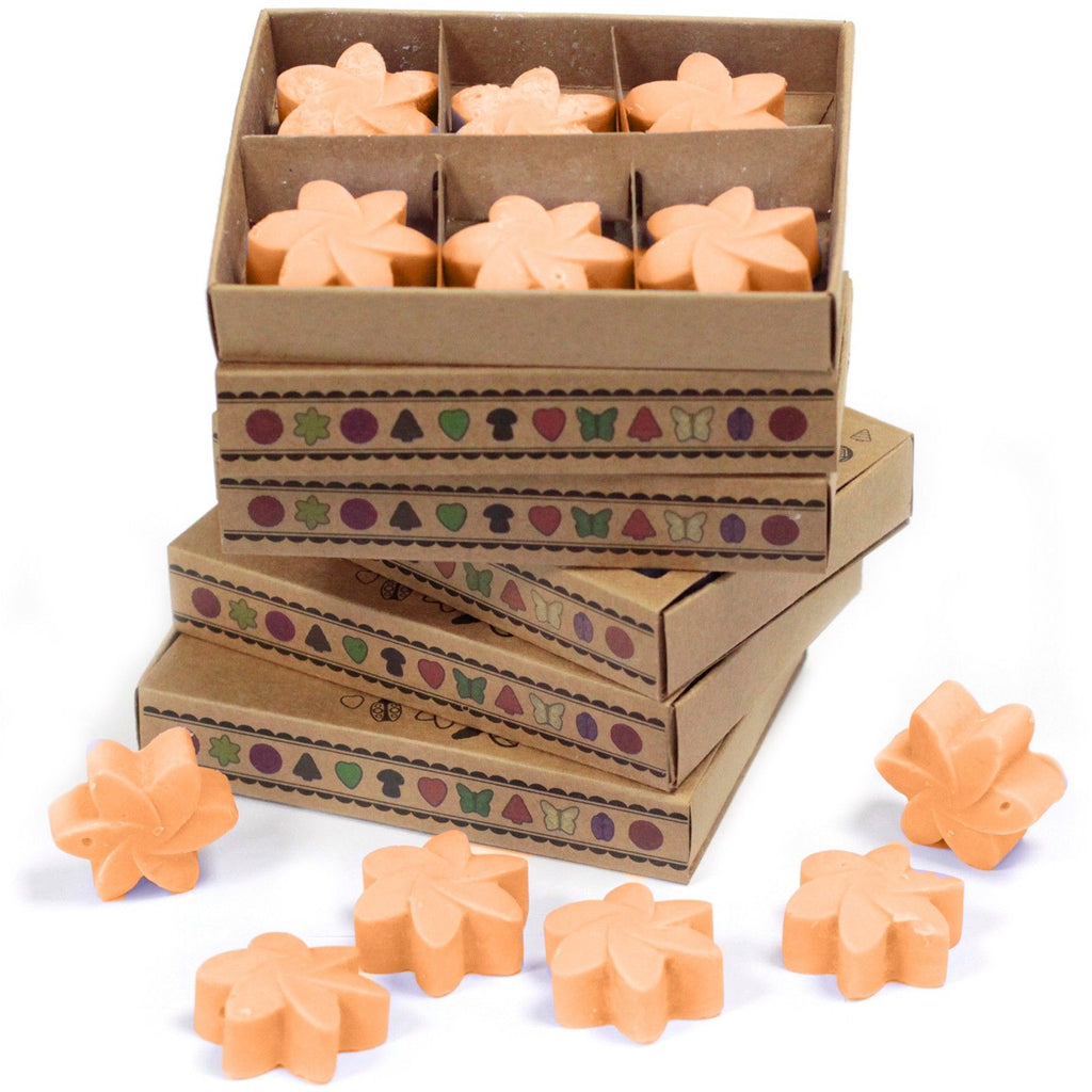 Box of 6 Natural Soy Wax Melts with Mango Fruits Aroma