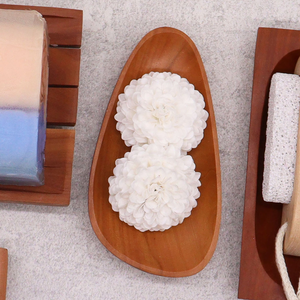 Classic Mahogany Soap Dishes for Stylish Bathroom Décor