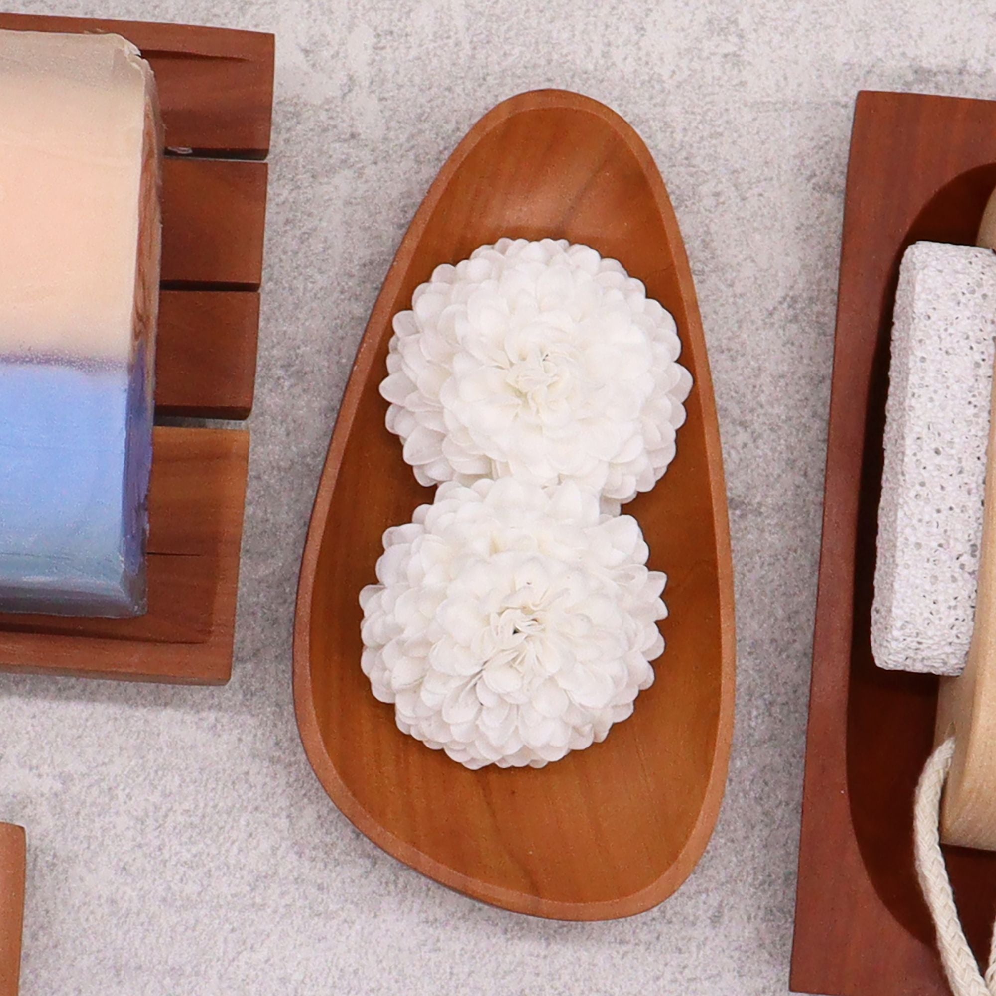 Classic Mahogany Soap Dishes for Stylish Bathroom Décor