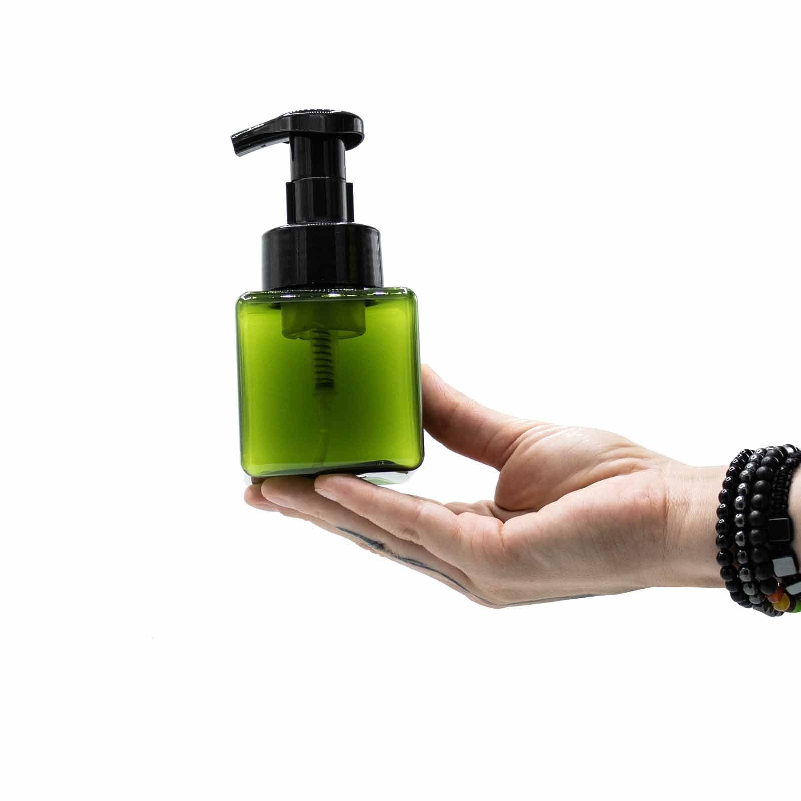 Eco Friendly 250ml Squat Reusable Foam Dispenser Bottle Design