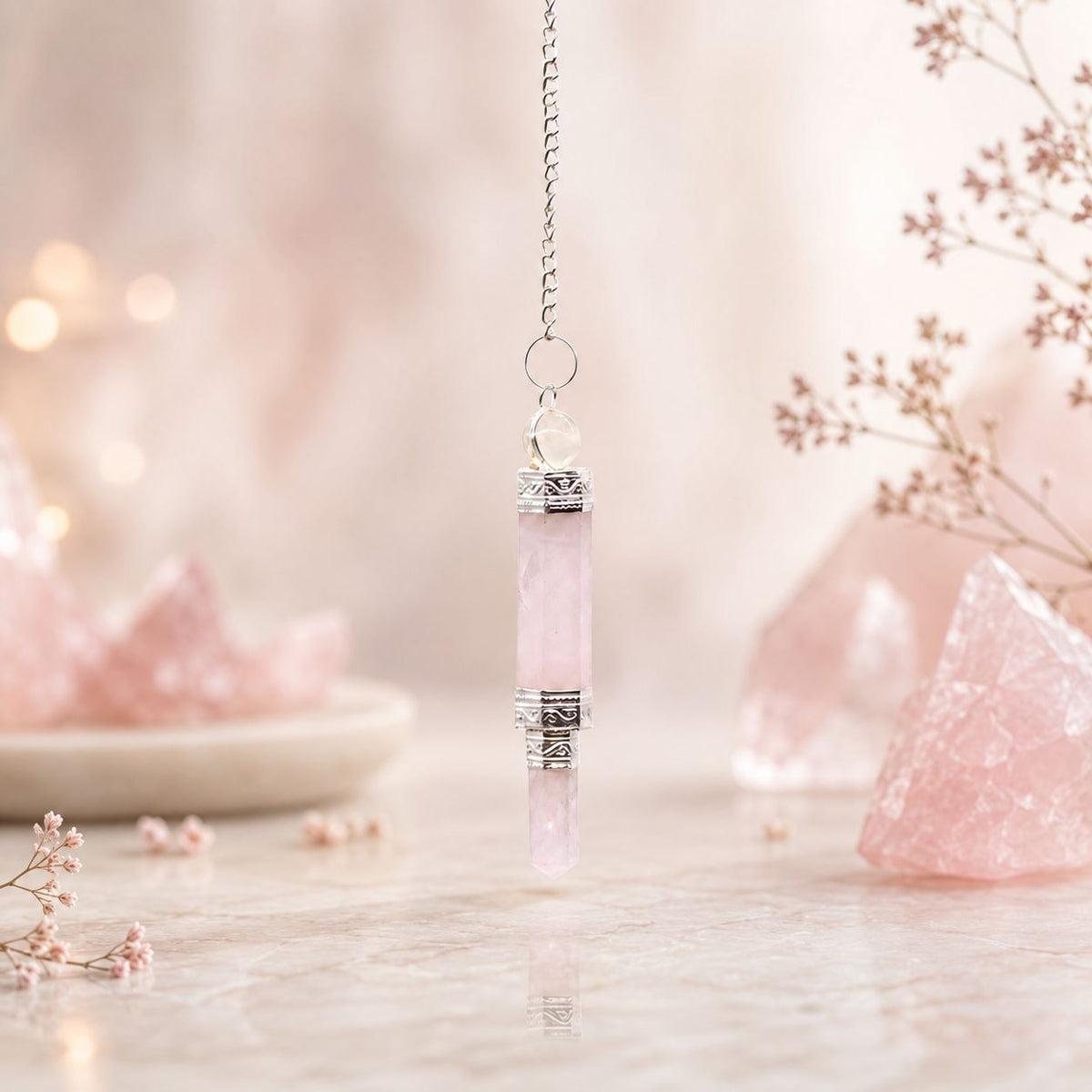 Pendulum - Rose Quartz