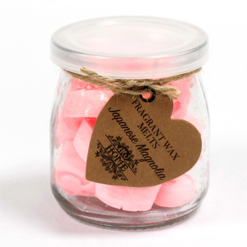 Soywax Melts Jar with Heart Shaped Japanese Magnolia Fragrance