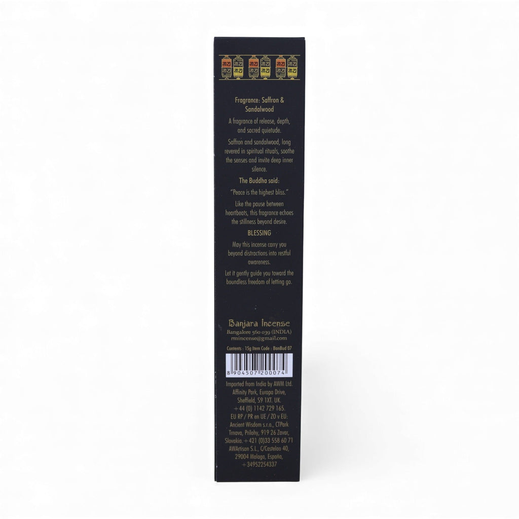 Banjara Buddha Nirvana Incense for Peaceful Reflection and Calm