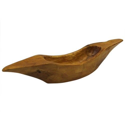 Unique Greek Style Teak Root Bowl for Display or Serving 45cm