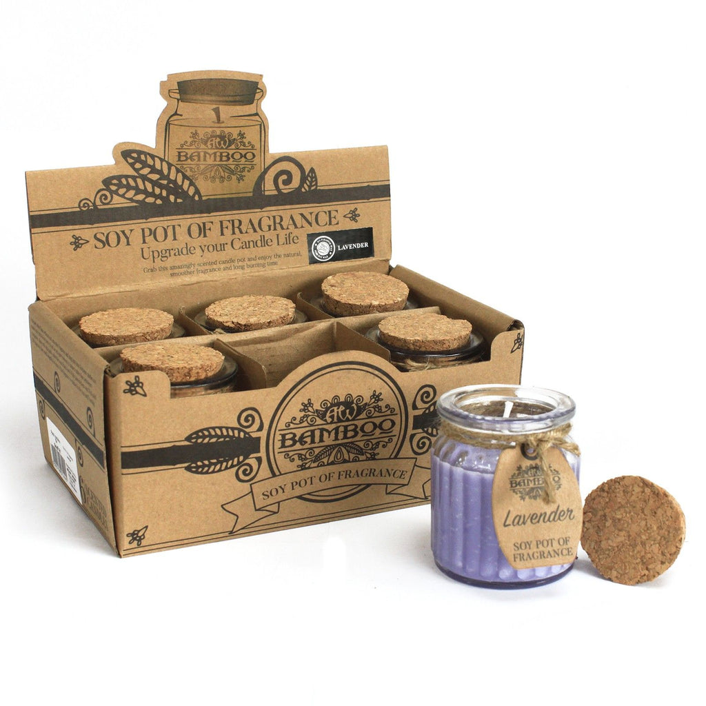 Lavender Soy Pot of Fragrance Candles for Home Decor and Gifting