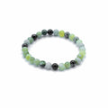 Gemstone Manifestation Bracelet with Olive Jade for Gifting