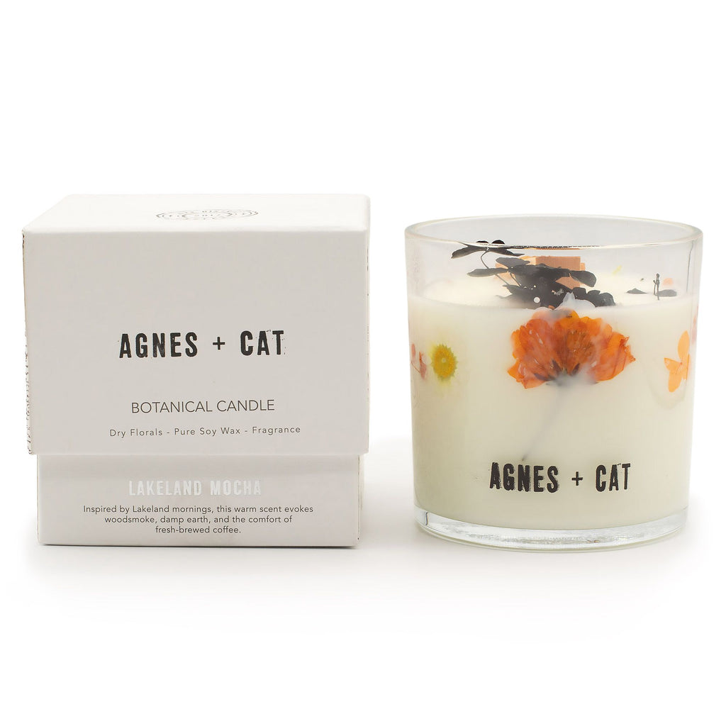 Lakeland Mocha Soy Wax Candle 350g Coffee Scented for Comfort