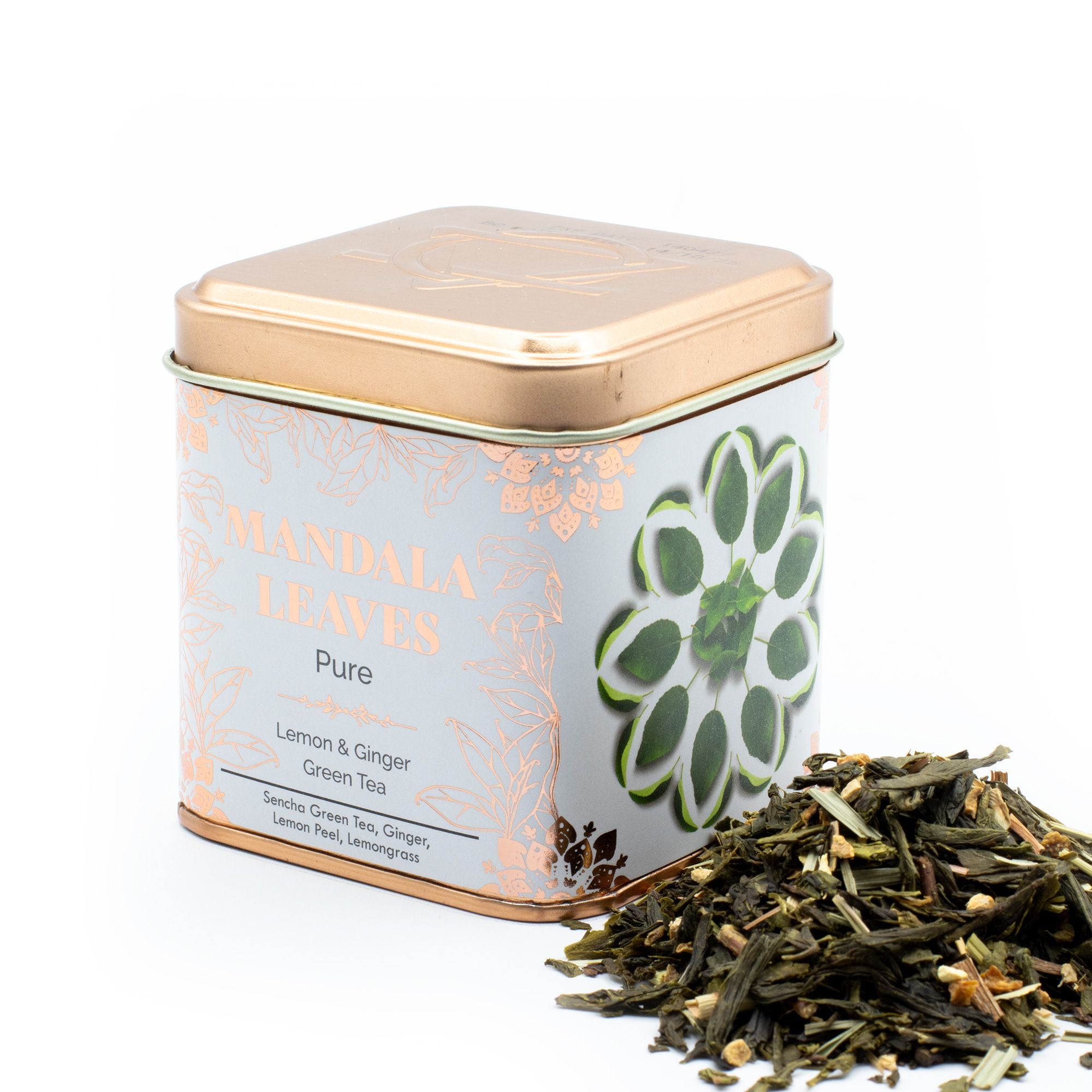 50g Classic Green Tea with Lemon and Ginger for Refreshing Moments