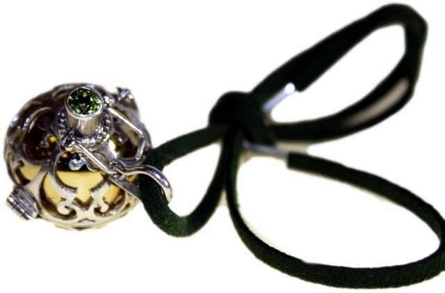 Silver Angel Bell Charm with Unique Name for Personal Connection