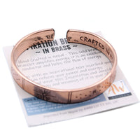 Inspiration Bracelet - Copper Sunrise, Galaxy, Stars, Earth