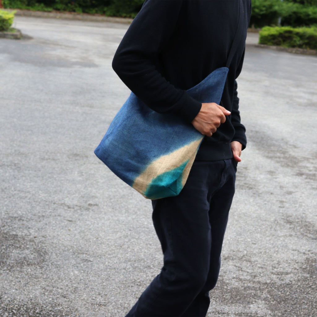 Soft Blend Shoulder Tote in Denim Blue for Everyday Style