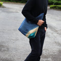 Soft Blend Shoulder Tote in Denim Blue for Everyday Style