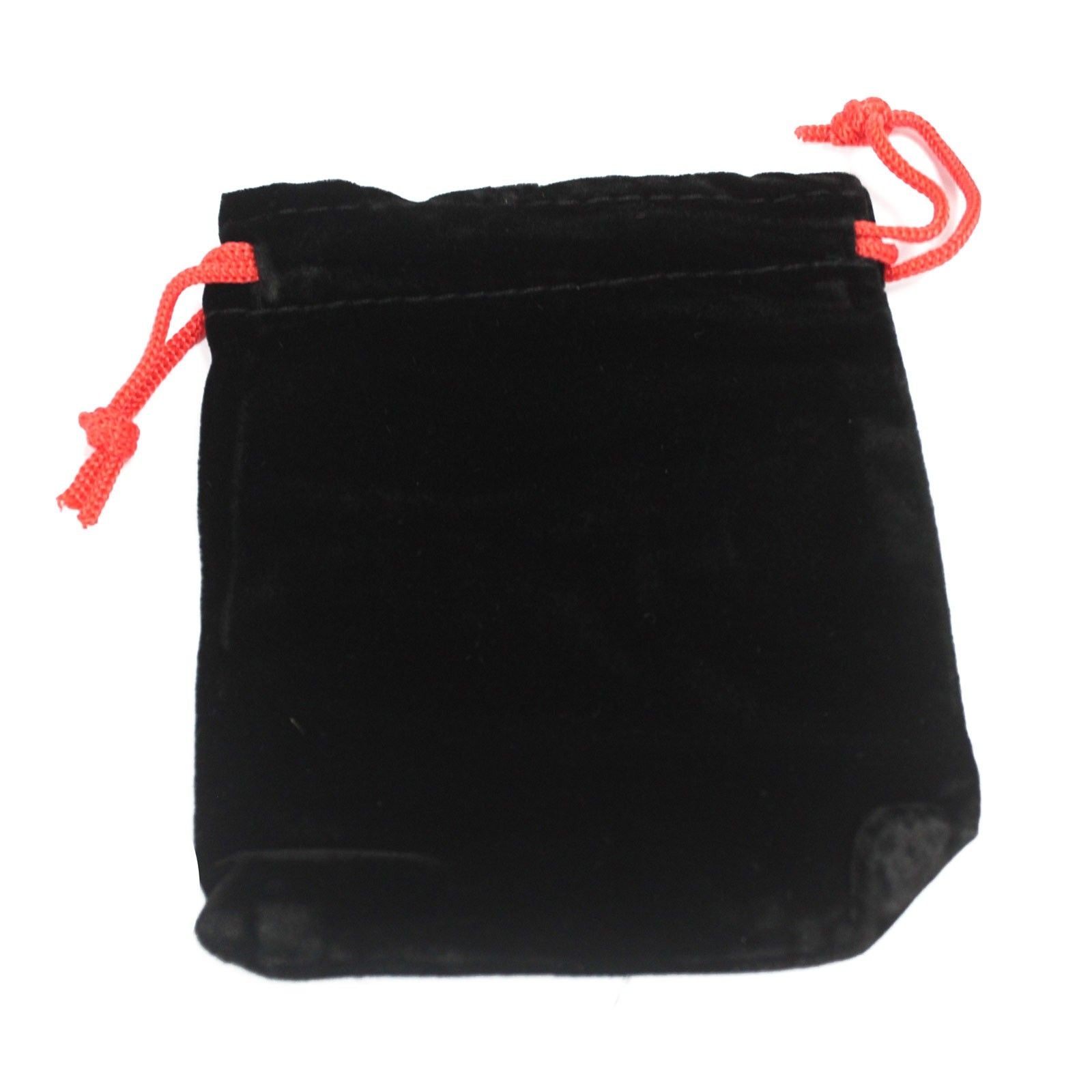 Quality Velvet Pouch in Black for Rings and Jewellery Storage