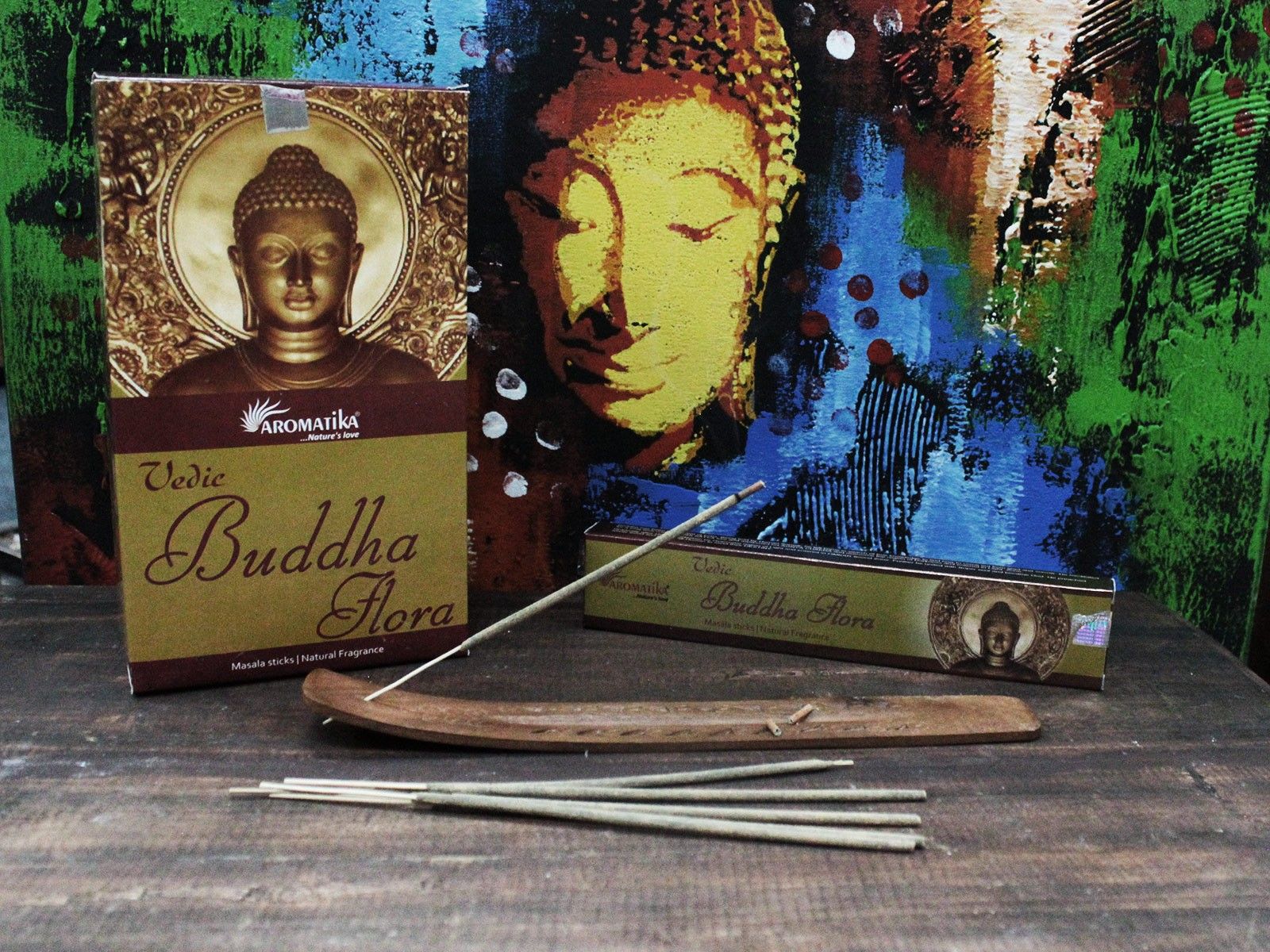Vedic Incense Sticks Buddha Flora for Enchanting Aroma Experience