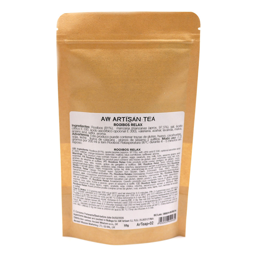 50g Red Bush Relax Tea with Lavender and Citrus for Soothing Moments