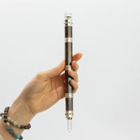 Bloodroot Soverign Wand -Extra Long Fancy Jasper Magic- Crystal Ball top - 26cm