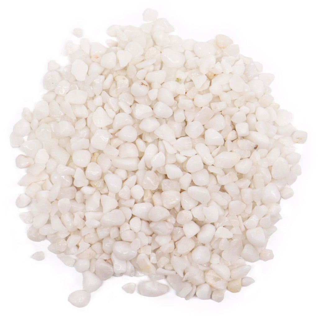 White Quartz Gemstone Chips Bulk 1KG for Crafting and Decor