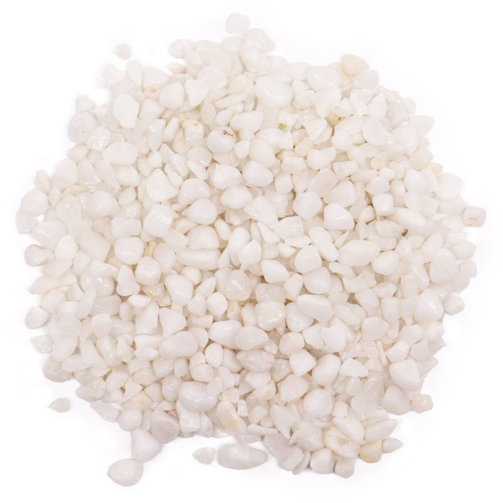 White Quartz Gemstone Chips Bulk 1KG for Crafting and Decor