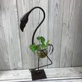 Hydroponic Home Décor Tall Flamingo One Pot Stand for Plants