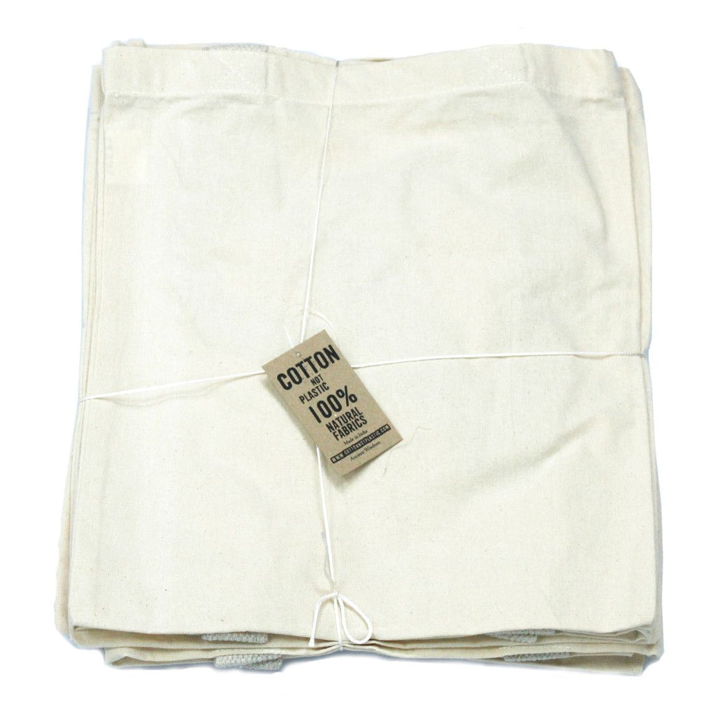 Lrg Natural 6oz Cotton Bag for Eco Friendly Shopping and Daily Use