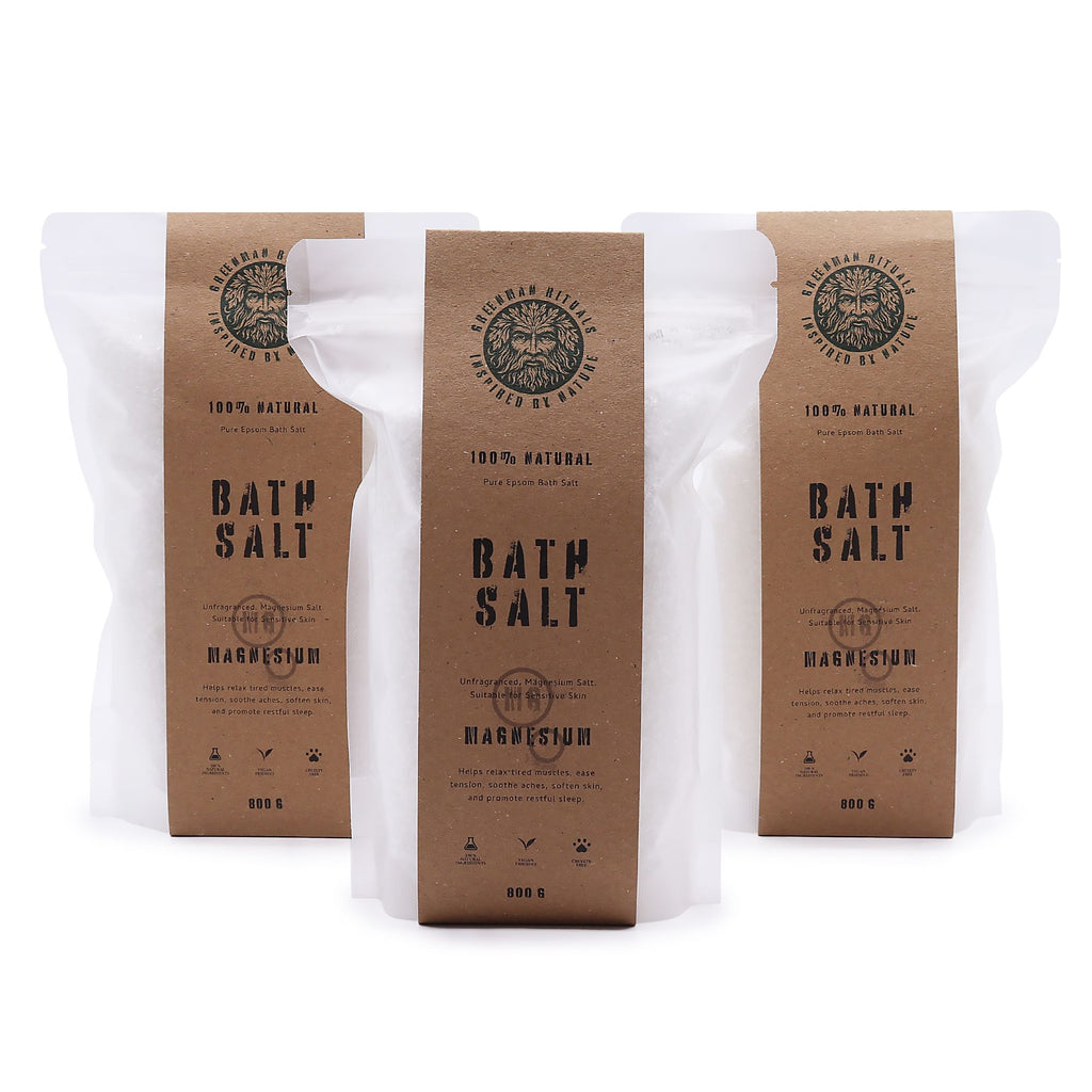 Greenman Rituals Magnesium Epsom Bath Salt Pure Formula 800g