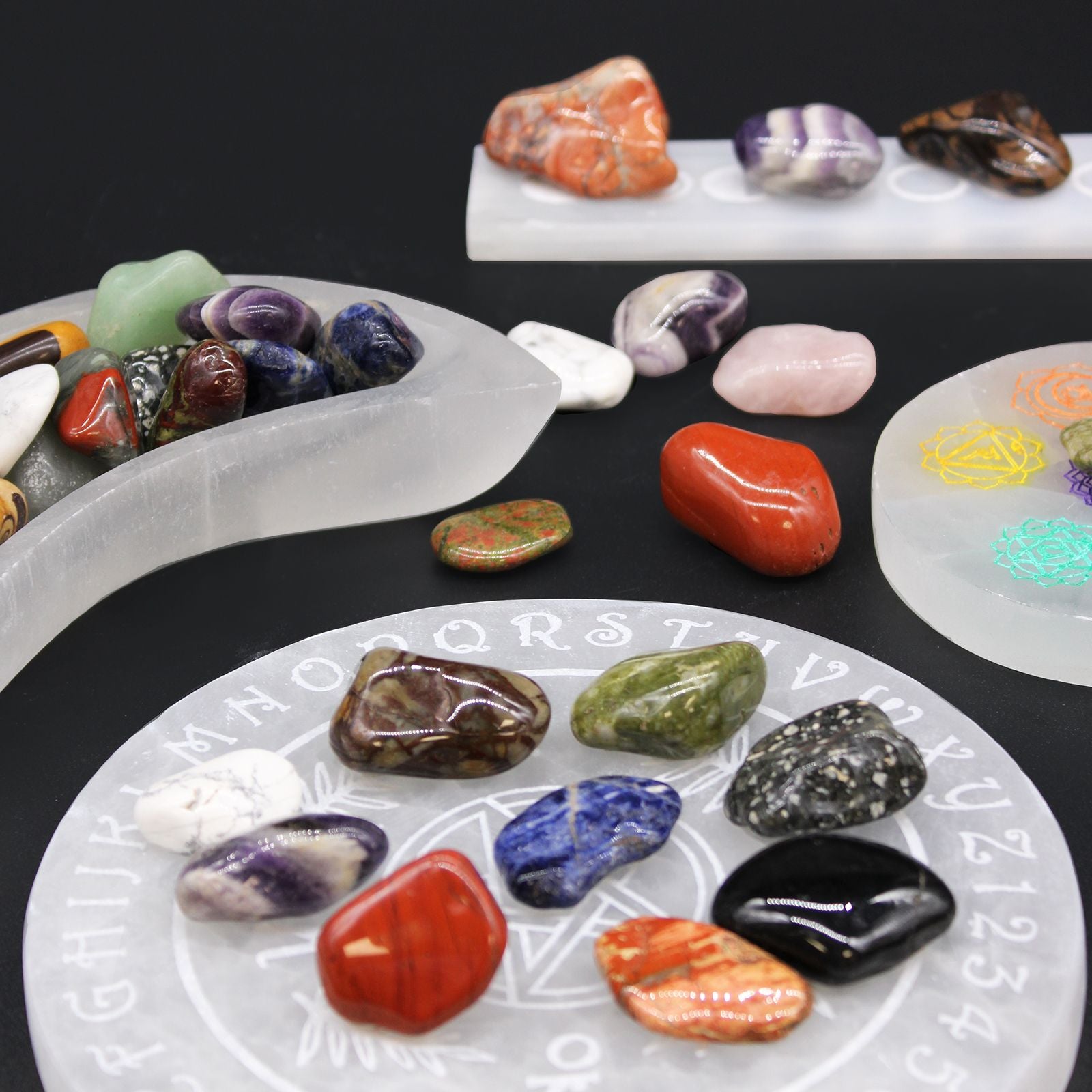 Medium African Tumble Stones Beautiful Dragon Stones for Decor