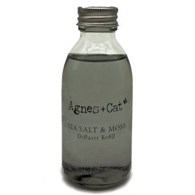 Agnes + Cat Reed Diffuser Refill 150ml Seasalt and Moss Scent