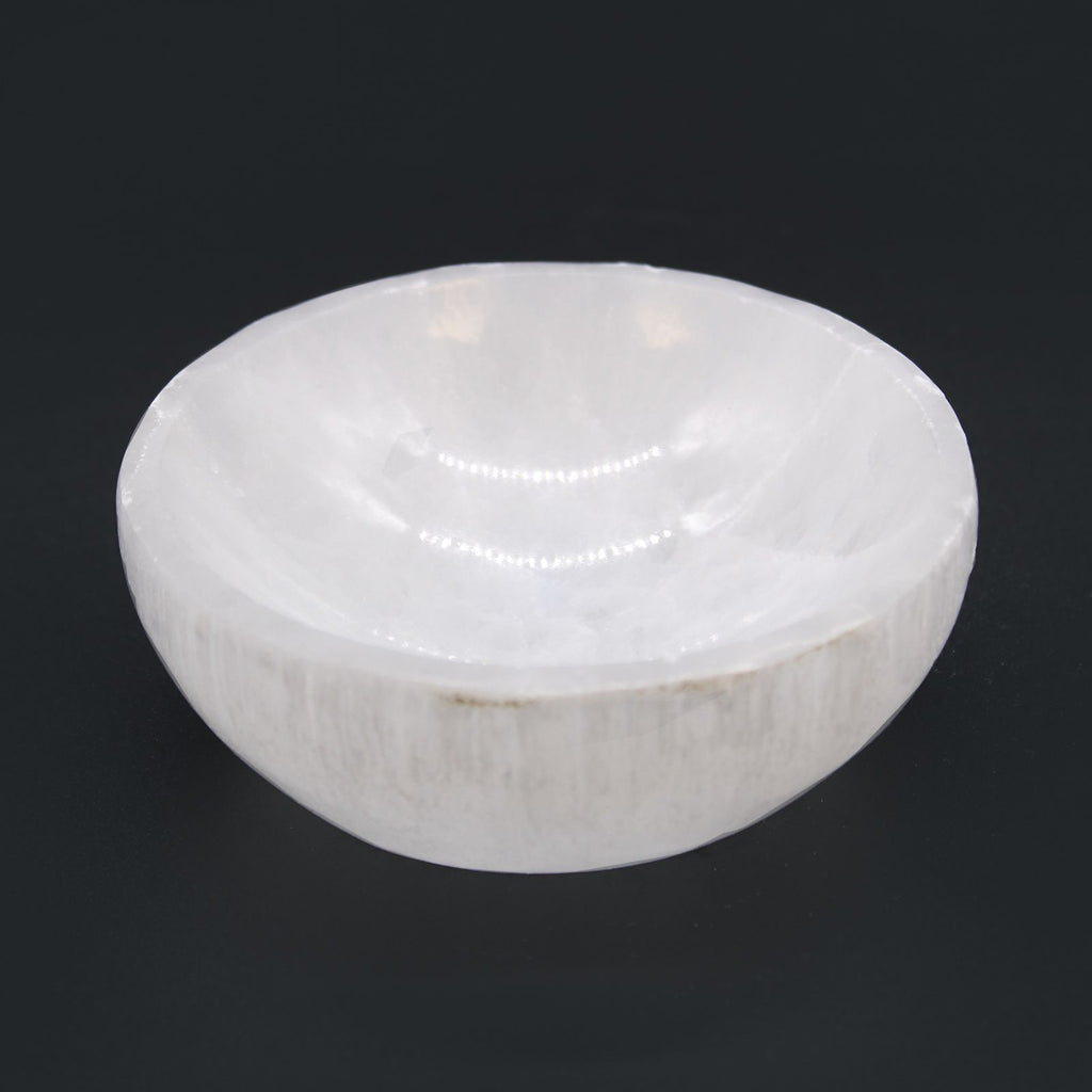 Selenite Round Bowl 10cm for Elegant Home Decor and Gifts